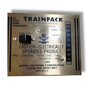 MRC Trainpack Model 100 HO Hobby Transformer